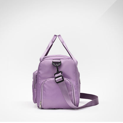 Large-Capacity Travel Luggage Bag - Portable Sports Zipper Handbag, Multifunctional Overnight Bag for Daily Use, Unisex