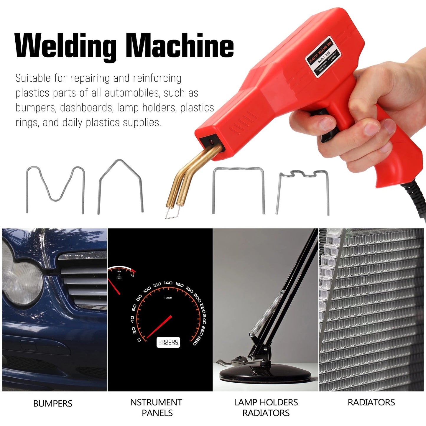 Automotive Plastic Repair Gun – Lightweight, Ergonomic Design – Easy to Operate – Ideal for Bumper and Dashboard Fixes