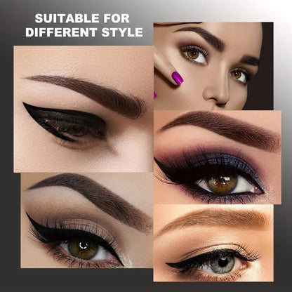 Waterproof Eyebrow Pen - Microblading Pencil with 4 Split Heads, Natural-Looking Brows Makeup, Available in 5 Colors