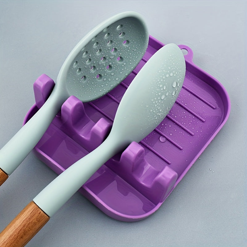 Spoon Rest and Multi-Purpose Utensils Holder - Spoon Shovel Rack, Pot Cover and Spatula Shelf, Kitchenware Rack for Restaurant