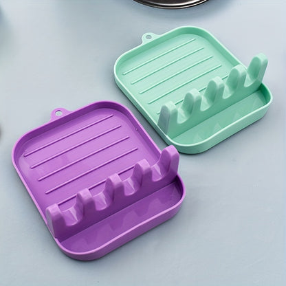 Spoon Rest and Multi-Purpose Utensils Holder - Spoon Shovel Rack, Pot Cover and Spatula Shelf, Kitchenware Rack for Restaurant