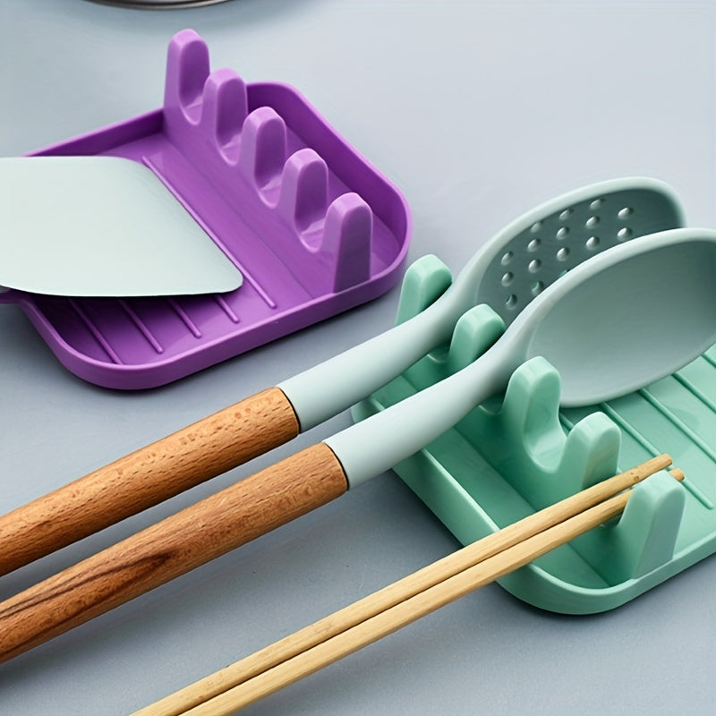 Spoon Rest and Multi-Purpose Utensils Holder - Spoon Shovel Rack, Pot Cover and Spatula Shelf, Kitchenware Rack for Restaurant
