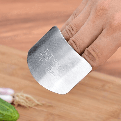Reusable Stainless Steel Finger Protector – Durable, Easy to Use for Safeguarding Fingers from Slicing Injuries