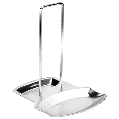 Stainless Steel Pot Cover Rack - Kitchen Storage Tray for Pots and Spoons, Stylish Tabletop Organizer