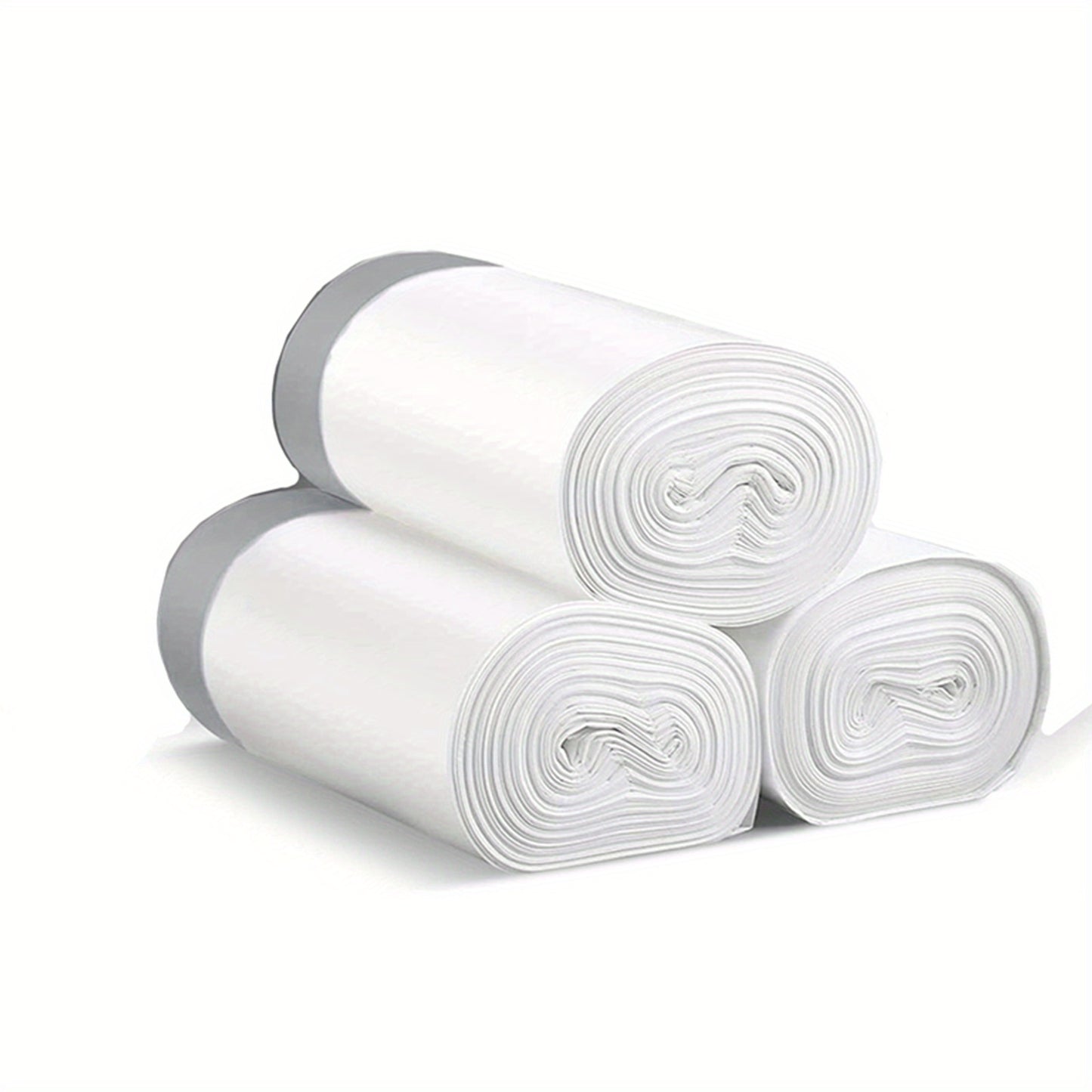 45pcs/3rolls Small Drawstring Trash Bags – 4 Gallons, 15 Liters Plastic Garbage Bags for Bathroom, Bedroom, Office, Restroom – Ideal for Home and Office Use