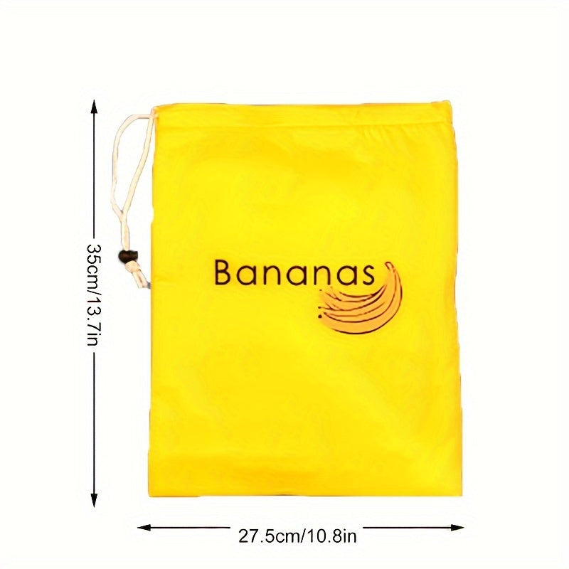 Freshness Keeper Banana Storage Bag - Preserve Freshness, Prevent Ripening, Lightweight, Washable, Durable - Space-Saving Design for Fruits and Vegetables, Easy to Clean