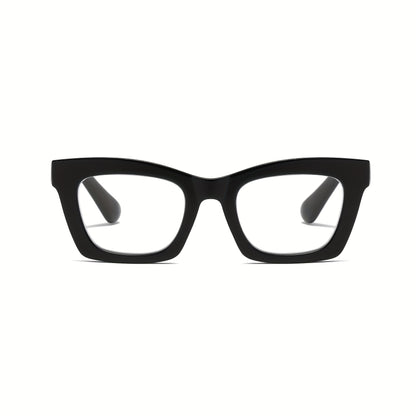 Stylish Oprah-Inspired Blue Light Blocking Reading Glasses - Square Shape with Spring Hinge for Men & Women | Multiple Power Options (1.0 to 3.5) | Ideal for Everyday Use