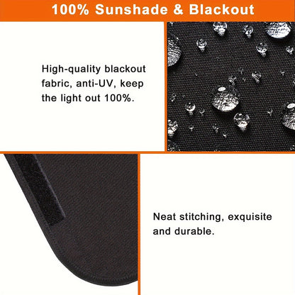 RV Door Window Shade Cover – Side Window Sunshades for Camper, Trailer, Motorhome with Privacy Screen and Window Cover Accessories