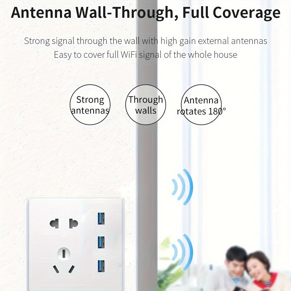 300Mbps USB Wi-Fi Repeater - Boost Network Signal with Easy Plug and Play Convenience