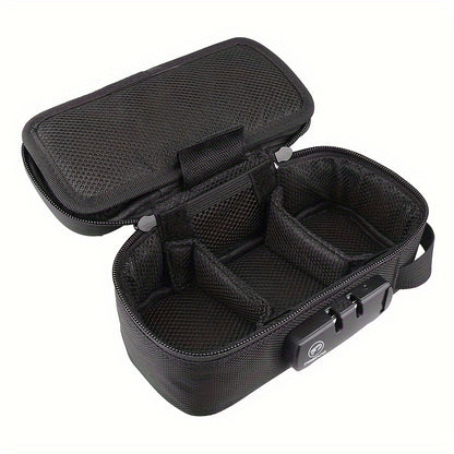 Smell Proof Bag with Lock – Carbon Lined Stash Storage Case, Odor-Resistant for Travel & Household Use