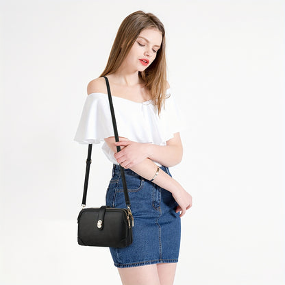 Women's Small Crossbody Cell Phone Purse - Fashion Shoulder Handbag with Multiple Pockets