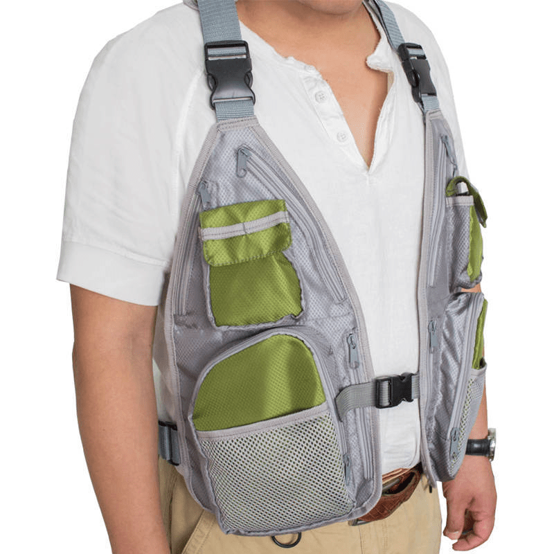 Premium Multi-Pocket Fishing Vest – Water-Resistant, Wear-Resistant, Tear-Proof, Perfect for Fishing, Camping, Hiking Adventures