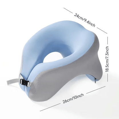Ergonomic Memory Foam U-Shaped Pillow – Comfort and Support for Travel and Office Naps, Versatile Neck and Head Cushion