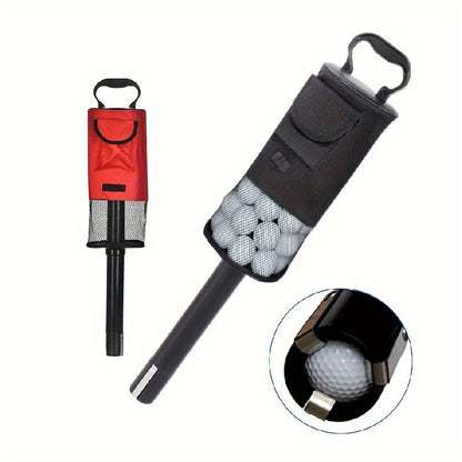 Portable Golf Ball Retriever with Removable Tube - Shag Bag for Golfers, Perfect Golf Accessory Gift