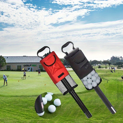 Portable Golf Ball Retriever with Removable Tube - Shag Bag for Golfers, Perfect Golf Accessory Gift