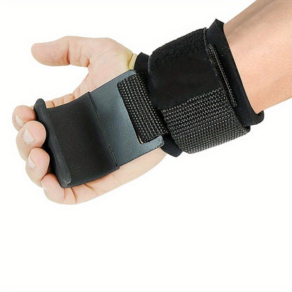 2pcs Heavy-Duty Wristbands with Sturdy Hooks - Durable, Adjustable for Weightlifting, Pull-Ups, and Powerlifting - Secure Grip and Maximum Performance