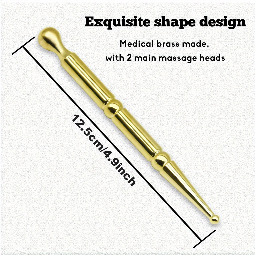 Professional Reflexology Pen – Stainless Steel Massage Tool for Full Body, Deep Tissue Massage, Acupressure, Reflexology Pressing Point Massager