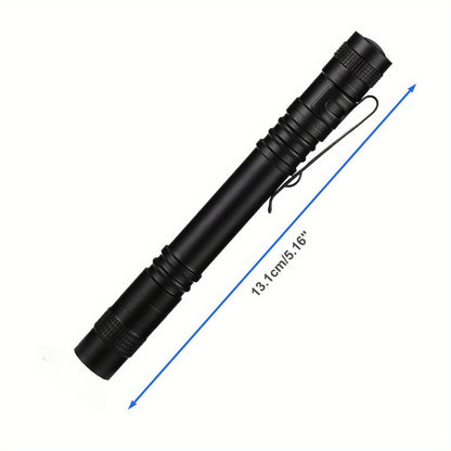 5 Pack Mini LED Flashlights with Clip – Pocket Penlights for Outdoor Camping, Hiking & Fishing (Batteries Not Included)