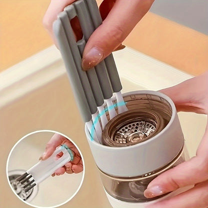 1pc Essential Computer Cleaning Kit - Soft Bristle Brush, Precision Corner Duster, Keycap Cleaner for Dust Removal and Sanitizing