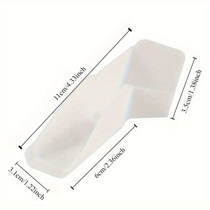 4 Piece Mini Gutters Set for RVs - White Gutter Extenders for Gazebo and RV Roof Drip Edge - Includes 2 Left and 2 Right Side