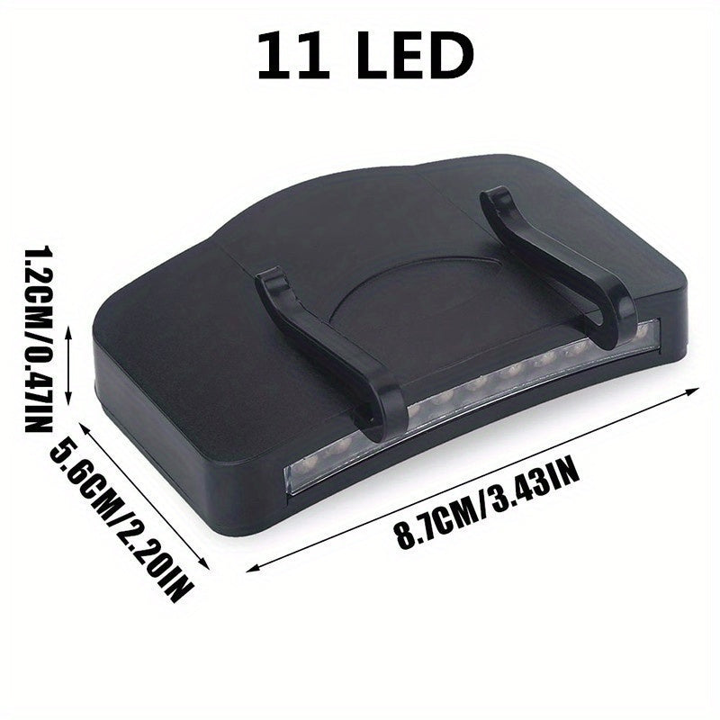 LED Energy-Saving Headlamp - Clip-On Cap Torch for Outdoor Fishing, Camping, Hunting, Super Bright Flashlight