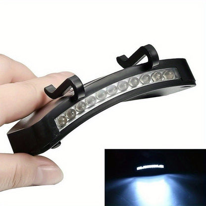 LED Energy-Saving Headlamp - Clip-On Cap Torch for Outdoor Fishing, Camping, Hunting, Super Bright Flashlight