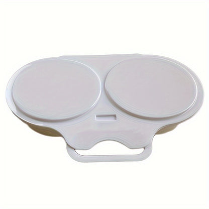 Easy-Clean Microwave Egg Poacher - Durable PP Round Egg Steamer for Perfectly Cooked Eggs - Essential Kitchen Gadget