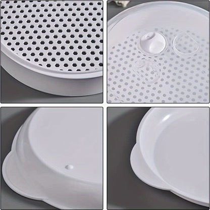 Versatile Microwave Steamer – Durable PS Kitchen Cooker for Vegetables, Rice and Fish