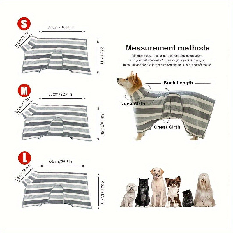 RapidDry Super Absorbent Pet Towel - Quick Drying, Two-Color Options, Ideal for Bath Time, Swimming, and Beach Fun with Your Furry Friend