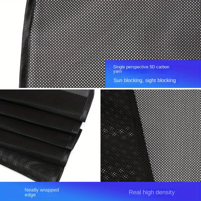 4 Pack Car Window Sunshade Curtains – Magnetic Attachment, Polyester Thermal Insulated Fabric, Sun Blocker Panels for Vehicle Protection