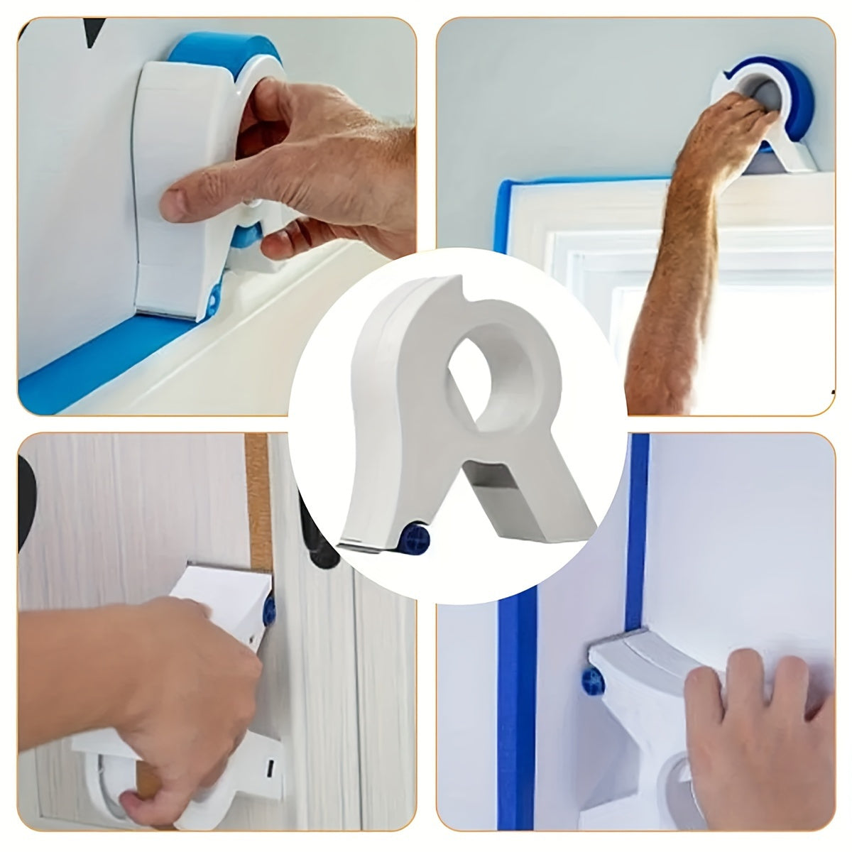 Professional Painter's Masking Tape Dispenser - Durable ABS, Ideal for Home and Industrial Use