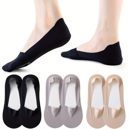 No Show Socks for Women - 5-8 Pairs Low Cut Liner, Non-Slip Footies, Invisible Socks for Flats and Boat Shoes