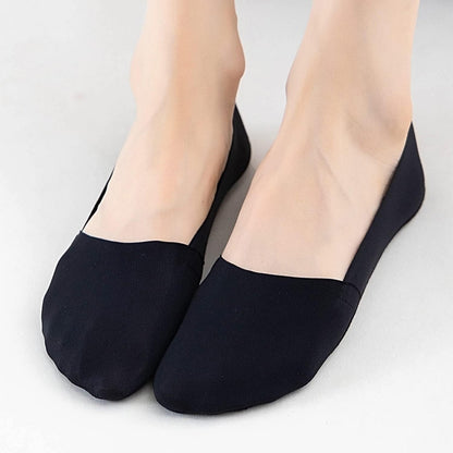No Show Socks for Women - 5-8 Pairs Low Cut Liner, Non-Slip Footies, Invisible Socks for Flats and Boat Shoes