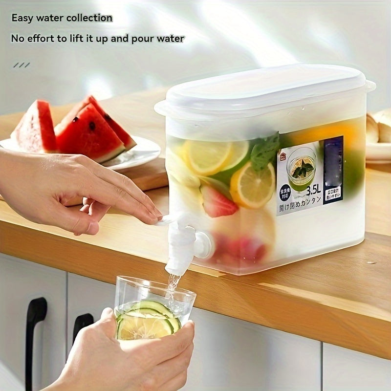 118.35oz Beverage Dispenser with Spigot - Durable PC Material, No Battery Required, Ideal for Parties, Weddings, and Home Use