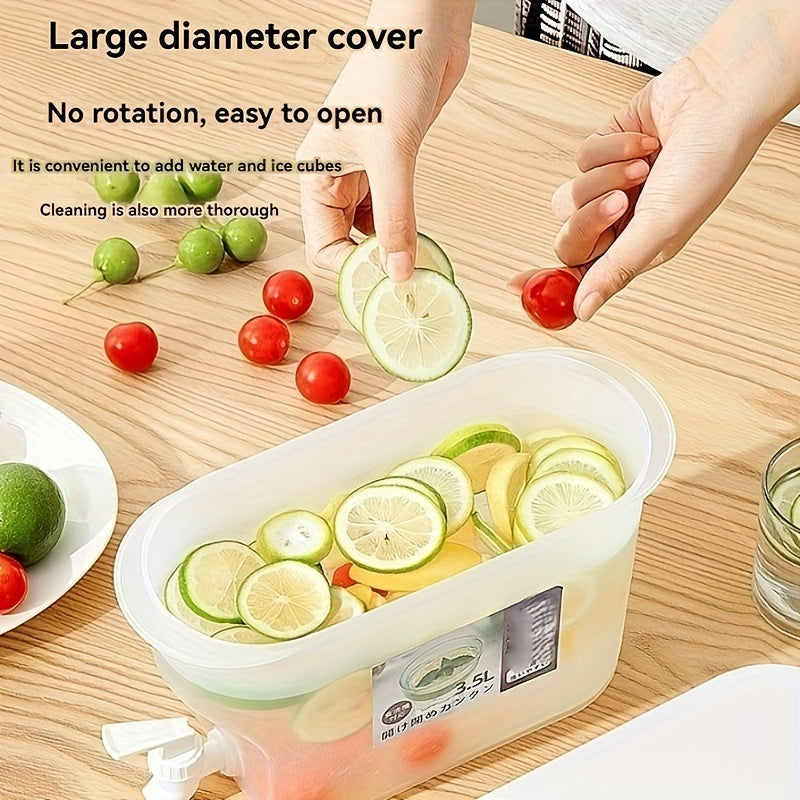 118.35oz Beverage Dispenser with Spigot - Durable PC Material, No Battery Required, Ideal for Parties, Weddings, and Home Use