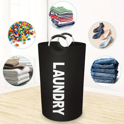 Extra-Large Waterproof Laundry Hamper – 21.66gal/23.78gal Collapsible Basket with Extended Handles, Ideal for Clothes and  Toys, Tall Design for Bedroom and Dorms, Laundry Room Accessories