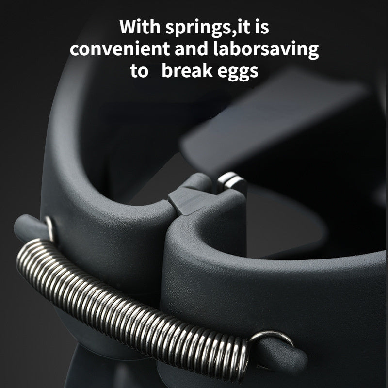 2 in 1 Stainless Steel Egg Opener and Separator – Multi-Functional Kitchen Gadget for Easy Baking and Cooking