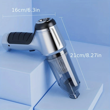 Ultra-Powerful 2-in-1 Cordless Handheld Vacuum Cleaner - High Suction, Lightweight, Portable, Rechargeable with Lithium Battery - Includes Dusting Brush and Floor Brush for Car and Home