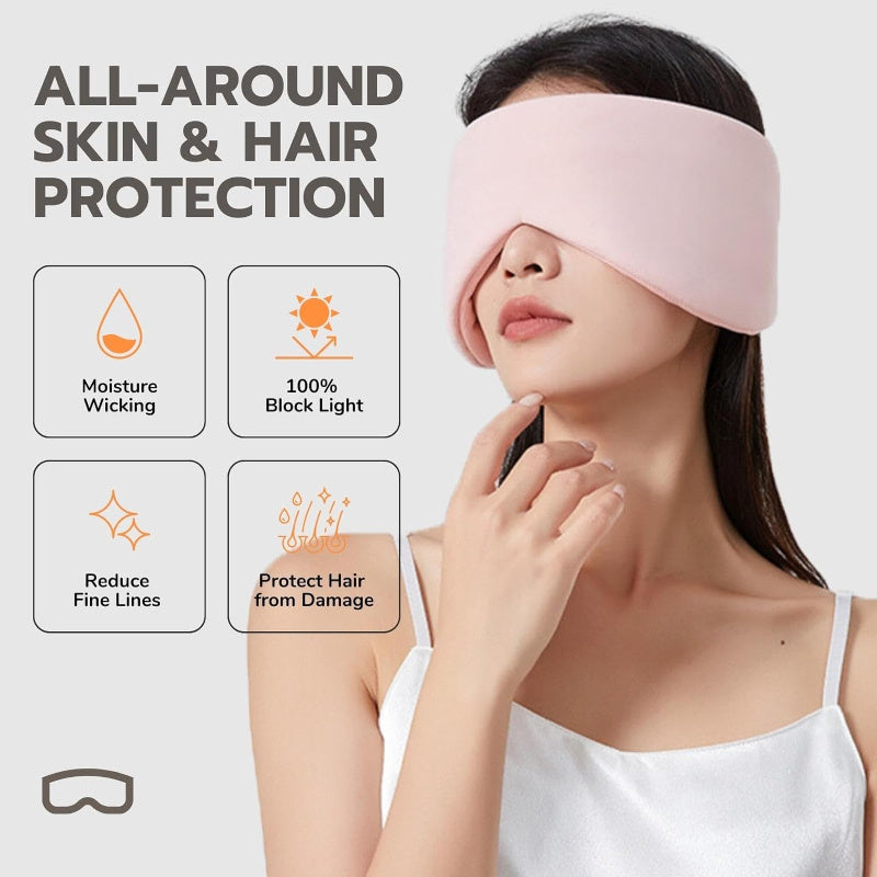 Cooling and Comfort Space Capsule Eye Mask - Adjustable Grey Ice Silk Sleep Mask for All Seasons, Ideal for Travel, Office Naps, and Light Blocking
