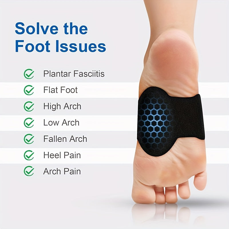Shock-Absorbing Insoles – Comfort Support Foot Protectors for Fitness & Training, Polyester Material