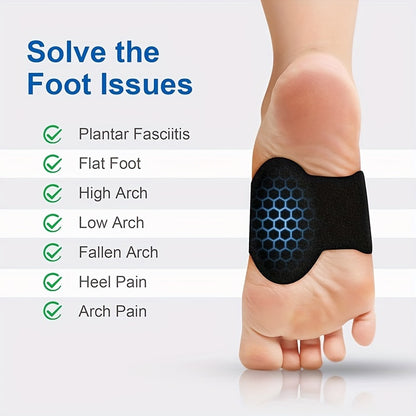 Shock-Absorbing Insoles – Comfort Support Foot Protectors for Fitness & Training, Polyester Material