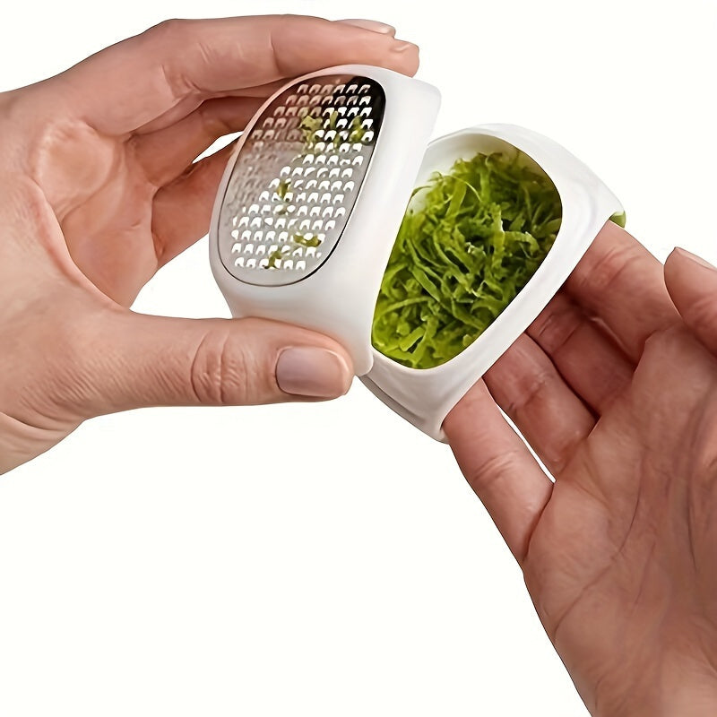 Citrus Zester and Grater - Food-Safe Stainless Steel Lemon Peeler with Non-Slip Grip, Essential Kitchen and Bar Gadget