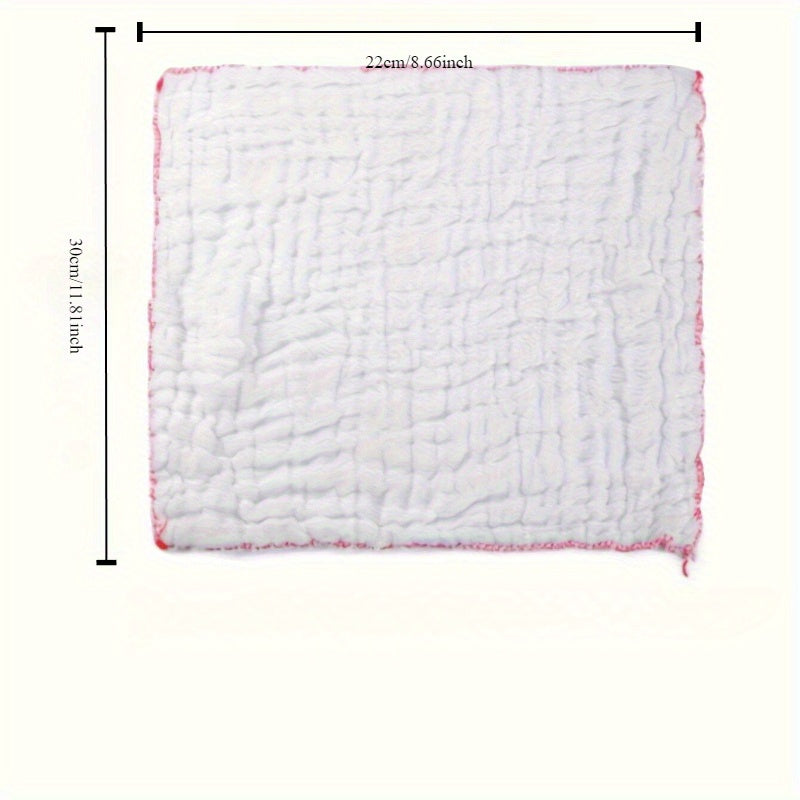 8pcs Non-Stick Oil Kitchen Towels - Durable Cotton Mesh Dishcloths for Efficient Cleaning