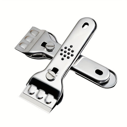 6pcs Multi-Purpose Cleaning Scraper Set - Includes Blades, Ideal for Kitchen, Paint Removal & Ceramic Cooktops, Essential for Apartments and Schools