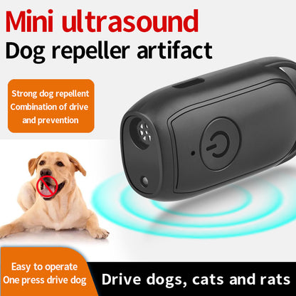 Mini Dog Repeller – USB Rechargeable Anti-Bark Training Device, Portable Pet Trainer to Protect Against Aggressive Dogs