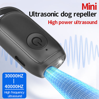 Mini Dog Repeller – USB Rechargeable Anti-Bark Training Device, Portable Pet Trainer to Protect Against Aggressive Dogs