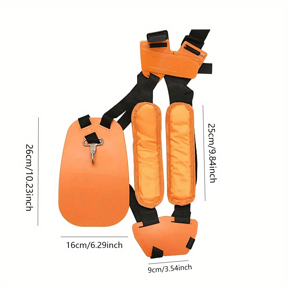 Adjustable Comfort Shoulder Strap for Trimmers & Weed Eaters – Durable Harness for Men & Women, Ideal for Lawn Work