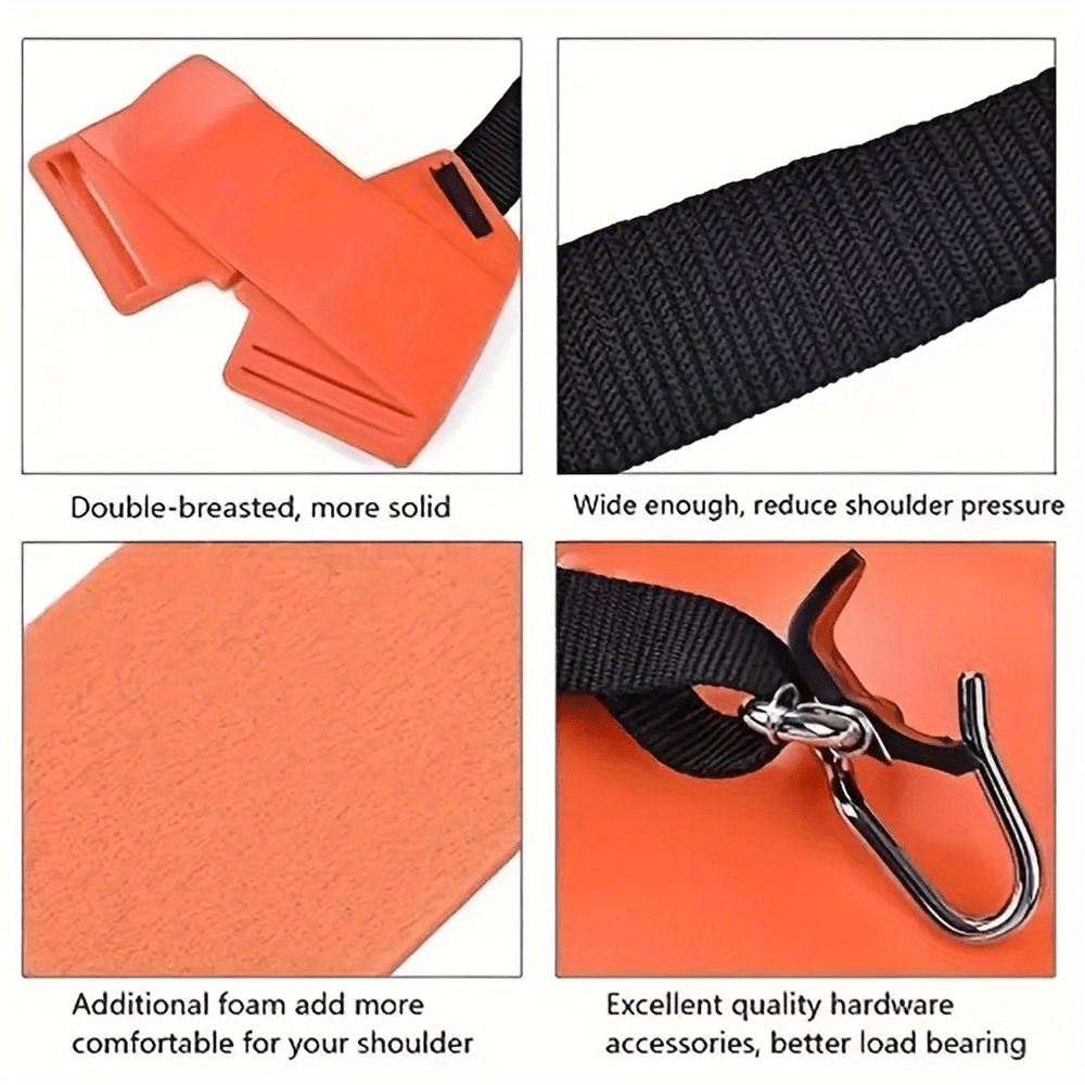 Adjustable Comfort Shoulder Strap for Trimmers & Weed Eaters – Durable Harness for Men & Women, Ideal for Lawn Work