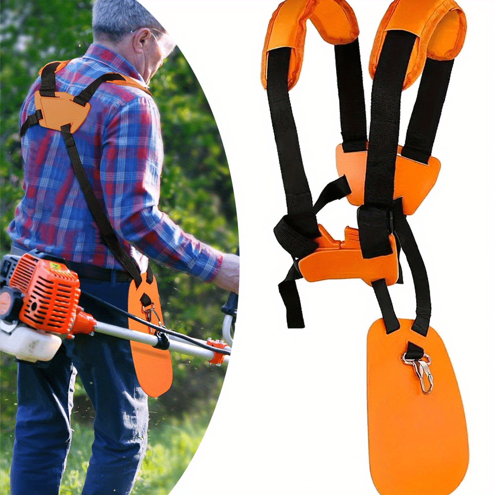 Adjustable Comfort Shoulder Strap for Trimmers & Weed Eaters – Durable Harness for Men & Women, Ideal for Lawn Work