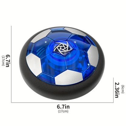 Newest Rechargeable LED Light-Up Hover Soccer Ball – Air Floating, Foam Bumper, Durable Fun Gift for Boys and Girls